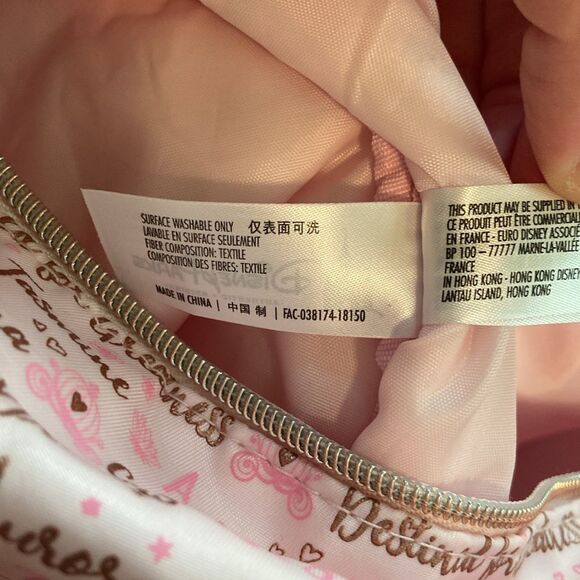 Disney Parks Pink Cinderella Belle Princess Small Overnight Duffle Bag - Picture 12 of 12